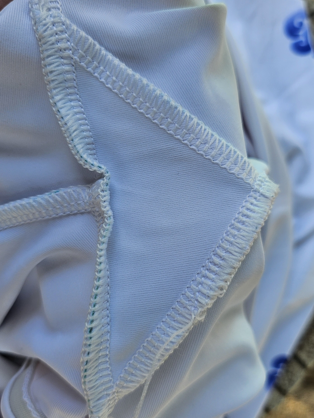 Faye + Florie White Stretch Skort with Blue Dragon Print - Women M - Picture 8 of 8